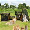 Pucaru Tenda e Tunnel per Gatti da Esterno, Box per Gatti Portatile 6 in 1, Parco Giochi per Gatti, Cuccia per Gatti da Esterno/interno, per Piccoli Animali