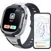 Mibro P6 smartwatch per bambini 4g con sim e gps orologio telefono con fotocamera e WiFi videochiamata,pulsante SOS,2ATM impermeabile