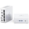 MINISFORUM UM880 Plus Mini PC, AMD Ryzen 7 8845HS fino a 5.1 GHz, 8C/16T, 32GB DDR5 1TB SSD, Micro Desktop Computer OCuLink, 2.5G LAN,HDMI/DP/USB4, Mini Computer WiFi 6E, BT5.3