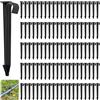 TTYSHIP® 100 Pezzi Picchetti per Tubo Irrigazione a Goccia, Picchetti Plastica Fissaggio Tubo Irrigazione 16 mm, Picchetti Sostegno Tubo Irrigazione per Tubo Antigoccia, Tubo da Giardino