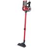 Clatronic, Scopa Aspirapolvere Portatile e con Filo 2 in 1 BS1314-Rosso, 600 W, Tecnologia Filtro Senza Sacchetto, Cavo da 6,8 m, Leggera e Maneggevole, Accessori Inclusi