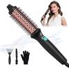 UKLISS Spazzola Termica per Capelli, Thermal Brush 32mm, Spazzola Riscaldata per Capelli 160-204 ℃, Spazzola Termica Rotonda, Spazzola Calda per Capelli, Spazzola Arricciacapelli Doppia Tensione