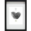 Deknudt Frames - Cornice portafoto in Legno con profondità, Legno, Nero, 20 x 30 cm