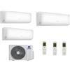 Gree CLIMATIZZATORE TRIAL SPLIT GREE COSMO 9+9+18 BTU GAS R32 WI-FI INTEGRATO A++/A+ GWHD(24)NK6OO