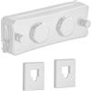 JOOM Stendibiancheria Retrattile Doppio Filo 4.2M 18kg,Bianco | Stendibiancheria retrattile doppio filo 4,2 m 18kg;2 ghiere tendifilo;alluminio e acciaio inox;salvaspazio;per interni