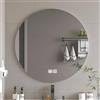 Bayt Specchio Bagno con Luce LED Rotondo 60 cm - con Funzione Antiappannamento, Riscaldamento Integrato & Touch Control - Specchio LED Moderno per Bagno