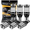 Defvnsy - Confezione da 6 - Estremamente luminoso 1220Lum Canbus Error Free 921 912 W16W T15 AK-4014 45 pezzi Chipset Lampadine LED per luce di stop fanale posteriore, Xenon Rosso