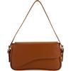 Barabum Borsa a tracolla per le donne, Y2K Borsa alla moda Vegan Leather Hobo Borse, Clutch Saddle Bag con 2 cinghie rimovibili (Nero)