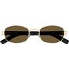 Saint Laurent Occhiali da Sole SL 706 001 Nero/Marrone Unisex