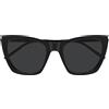 Saint Laurent Occhiali da Sole SL 214 KATE THIN 001 Nero/Nero Donna 55/20/145