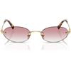 Miu Miu Occhiali da Sole MUA54S ZVN70O Oro/Rosa Sfumato Donna
