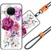 JEZSTHAI Cover Compatibile con Xiaomi Mi 10T Lite 5G Custodia in Silicone TPU Morbido con Cordino/Laccio Tracolla Cellulare,Antiurto AntiGraffio Protettiva Bumper Case con Disegno Motivi,Cover*A02