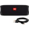 JBL Altoparlante Bluetooth portatile Flip 5 | Impermeabile IPX7 - Nero notte - JBLFLIP5BLK