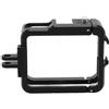 Annadue Gabbia per Telaio Adattatore di Montaggio Multifunzionale per Insta 360 GO 3/GO 3S Adattatore per Fotocamera Custodia per Ripresa Orizzontale e Verticale con Supporto per Slitta