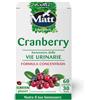 Matt, Cranberry, Integratore Alimentare a Base di Mirtillo Rosso, Ideale per il Benessere delle Vie Urinarie, Favorisce il Drenaggio dei Liquidi Corporei, Confezione da 60 Compresse - 30 Dosi