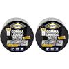 Bostik Gomma Liquida Nastro 5Mt, Nero, ‎7.7 X 12.2 X 12.2 Cm 960 Grammi (Confezione da 2)