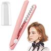 Generico Ferro per capelli, ferro volumizzante per capelli,Mais professionale Volumizzante per capelli per capelli | Bacchetta di arricciatura da viaggio portatile, per acconciatura corta o sottile, volume dur