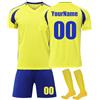 HGWOPGASD Personalizzate Maglia da Calcio per Bambini Adulti, Nuovo SessonMaglietta da Calcio Casa/Visitatore, Set di Maglie da Calcio,Abbigliamento da Allenamento per Il Calcio Camicia A06