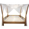 MIlani Home LEVANTE - gazebo letto in teak con cuscini