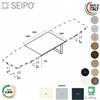 SEIPO RING allungo tavolo riunione P.1000 piano monoblocco struttura metallica ad annelo Seipo BR.0761 62