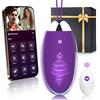 Ukingle Vibratoreper Donna Professionale Clotoride APP Vibratore Clitoride Ovetto Vibrante Donna Telecomando Wireless 9Modalità Vibratoriper Donne Piccolo Sex Toys Sexytoysys donna Coppia Vibratori a Distanza