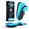 Welnove Plantair & Anti Shock - Solette in fibra di carbonio per sport intensi - Uomini e donne - (M:39 - 40,5)