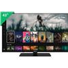 Telefunken Smart TV 43 Pollici Full HD Display LED colore Nero - TE43750B45I2KT