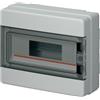 EC Centralino parete 12 moduli grigio IP65 fume' - EC62012 compatibile GW40103