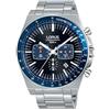 LORUS Orologio Cronografo Quarzo Uomo con Cinturino in Acciaio Inox RT347GX9