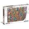 Clementoni Mordillo Puzzle, 2000 Pezzi, Multicolore, 32565