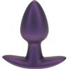 Ouch! Smooth Silicone Anal Plug Small Metallic Purple