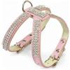 CAMON PETTORINA C/STRASS TG LARGE ROSA ro