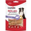 CAMON SNACK CANE OSSO PELLE BOVINA ROLLS POLLO 70G 70gr
