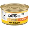 PURINA GOURMET GOLD GATTO TORTINI AL POLLO DA 85 GR IN LATTINA 85g