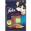 PURINA FELIX GATTO DOUBLY DELICIOUS MANZO E POLLAME DA 85 GR IN BUSTA 85g
