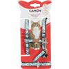 CAMON GATTO PETTORINA H JUNGLE CON GUINZAGLIO IN POLIESTERE
