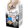 SHEBA GATTO DELICE DU JOUR DELICES GOURMANDS TASTE OF TOKYO TONNO E SALMONE 6 BUSTE DA 50 GR 50g