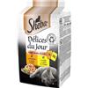 SHEBA GATTO DELICE DU JOUR POLLO E TACCHINO IN SALSA 6 BUSTE DA 50 GR 50g