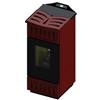 COLA Stufa FLOW Ceramica Bordeaux LA22D30Y