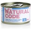 Natural Code per Gatto Baby e Kitten da 85g Gusto Kitten Baby con Tonno e Pollo