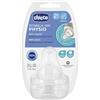 ARTSANA CHICCO Chicco Tettarella Perfect5 2MESI Silicone 2pz 2fori
