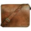Fatto a mano Borsa da uomo e ragazzo Audult in vera pelle vintage per laptop messenger val...