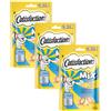 Catisfactions Snack per Gatto con Salmone e Formaggio KIT RISPARMIO 3X60G