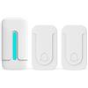 Wolf Guard Campanello wireless impermeabile da parete con campanello senza fili con pulsante automatico, notifica app Smart Life, volume a 4 livelli (ML-W01-21)