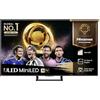 Hisense TV 55 Mini-LED 144Hz 4K 55E8Q, Smart TV VIDAA U8, Dolby Vision IQ, HDR 10+ Adaptive, 144Hz Game Mode PRO, Dolby Atmos 2.1 con Subwoofer, Alexa Built-in, VIDAA Voice, lativù 4K