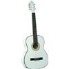 Eko CS-10 White Chitarra Classica 4/4 x apprendimento custodia inclusa, Bianco.