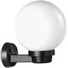 Sovil Applique Sfera Opale D.200 E27 Sovil Globo Nero - 361/06