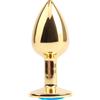 CHISA NOVELTIES Plug Anale Blu Gem