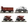 FLEISCHMANN 6660120 Scala N Set di quattro carri merci delle DRG