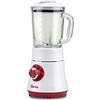 Girmi FR23 Frullatore Elettrico, 300W, Bicchiere in Vetro, 2 Velocità, 4 Lame in Acciaio INOX, 600 ml, Bianco